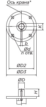 Кран шаровой ALSO КШ.Ф.Р.020.40-02 Ду20 Ру40 стандартнопроходной, присоединение - фланцевое, корпус - сталь 09Г2С, уплотнение - PTFE, под редуктор/привод