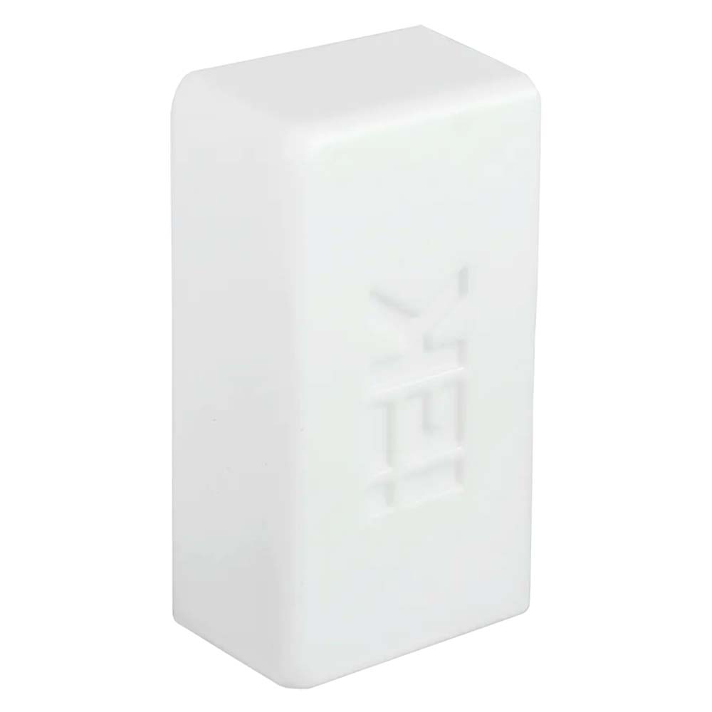 Заглушка КМЗ IEK Элекор 80х60 мм, комплект 4 шт, материал - пластик, цвет белый