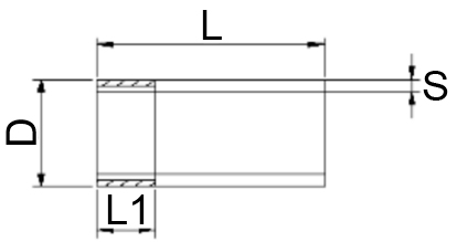 Резьба стальная МеталлПром-Инвест 3/4″ Ду20 Ру16 удлиненная L=100мм из труб по ГОСТ 3262-75