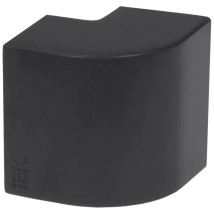 Угол внешний IEK Элекор КМН 25x40 90° для кабель-канала, корпус - пластик, комплект 4 шт, цвет - черный